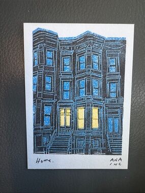 Inciardi -  'Home' Urban Rowhouse - Mini Print